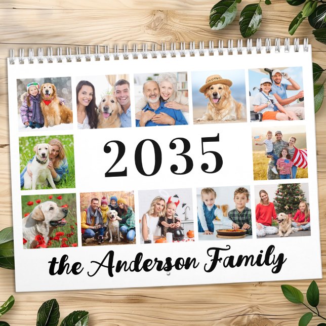 2026 Modern Create Your Own Custom Family Photo Calendar (Creator Uploaded)