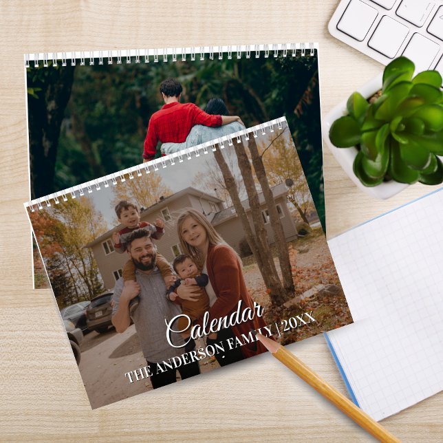 2026 Modern Custom Family Photo Calendar – Create  (2026 Modern Custom Family Photo Calendar – Create Your Own)