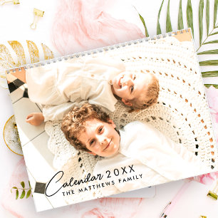 2026 Modern Custom Photo Create Your Own Family Calendar