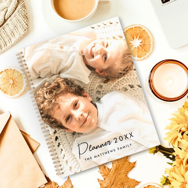 2026 Modern Custom Photo Create Your Own Family Planner (Creator Uploaded)