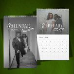 2026 Modern Elegant Wedding Photo Newlyweds Calendar<br><div class="desc">Celebrate your first year and beyond with the 2026 Modern Elegant Wedding Photo Newlyweds Calendar, a beautiful way to relive your love story all year long. Personalized with your favorite wedding or engagement photos, this calendar turns each month into a meaningful reminder of your special day. Designed with a clean,...</div>