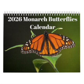 2026 Monarch Butterflies Calendar