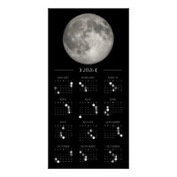 2026 Moon Phase Wall Calendar 14 x 28 inches