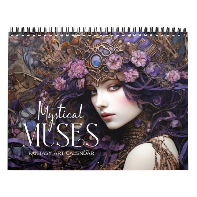 2026 Mystical Muses Fantasy Art Calendar (Cover)