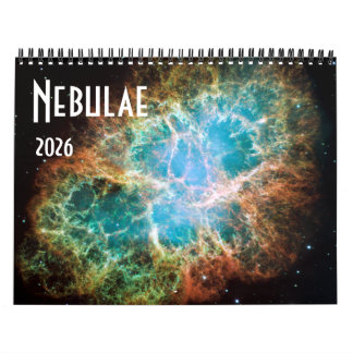 2026 NASA Space Nebulae Astronomy Stars Calendar