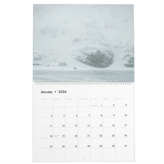2026 Nature Calendar (Jan 2026)