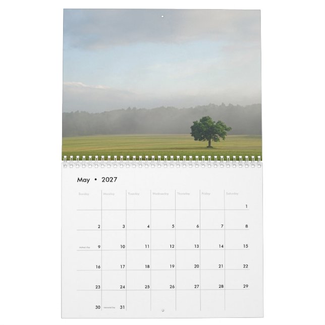 2026 Nature Calendar (May 2027)