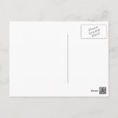 2026 Neon White 6 Month Mini Calendar by Janz Postcard (Back)
