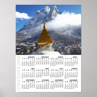 2026 Nepal Calendar, Ama Dablan, Sagarmatha Poster