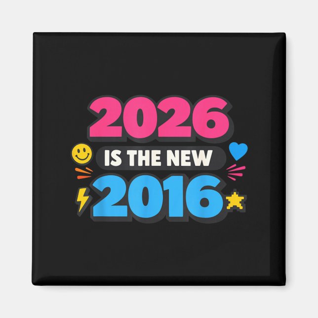 2026 New 2016 Internet Nostalgia Design Magnet (Front)