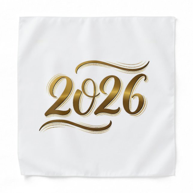 2026 New Year Bandana (Front)
