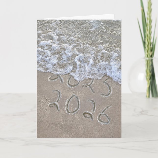 2026 New Year Beach Card (Front)
