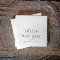2026 New Year Cheers Elegant Script Party