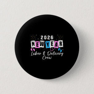 2026 New Year Labor And Delivery Nurse Fireworks E Button