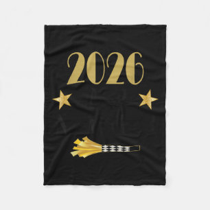 2026 New Year Quote Fleece Blanket