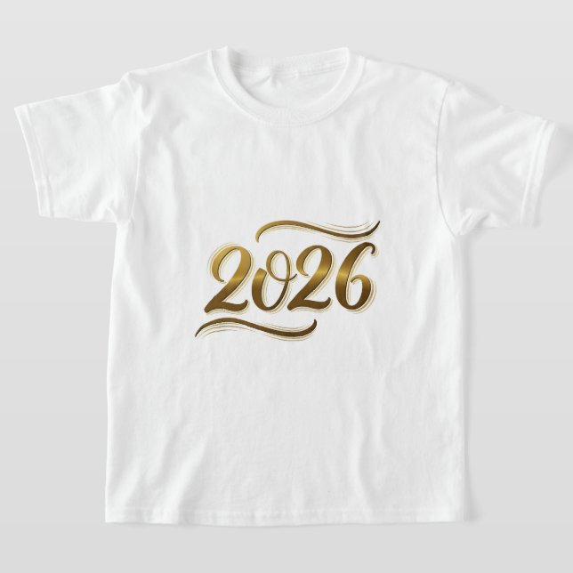 2026 New Year T-Shirt (Laydown)