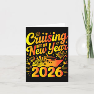 2026 New Years Eve Cruising Trip Christmas Cruise Card