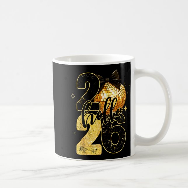 2026 New Years Eve For Womens Men Mom Kids Happy N Coffee Mug (Right)