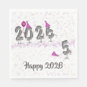 2026 New Year's Eve Party Humor Napkins