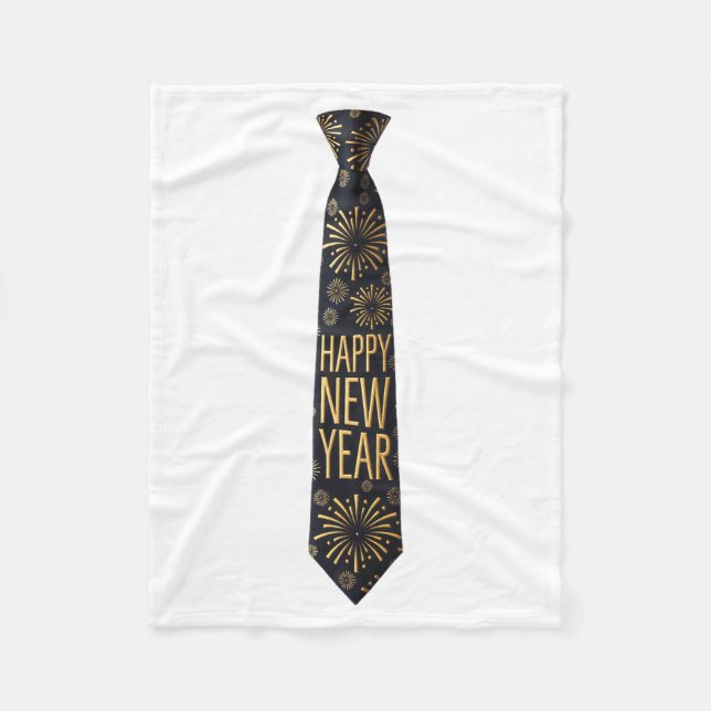 2026 New Year's Party Funny Fireworks Party New Ye Fleece Blanket (Front)