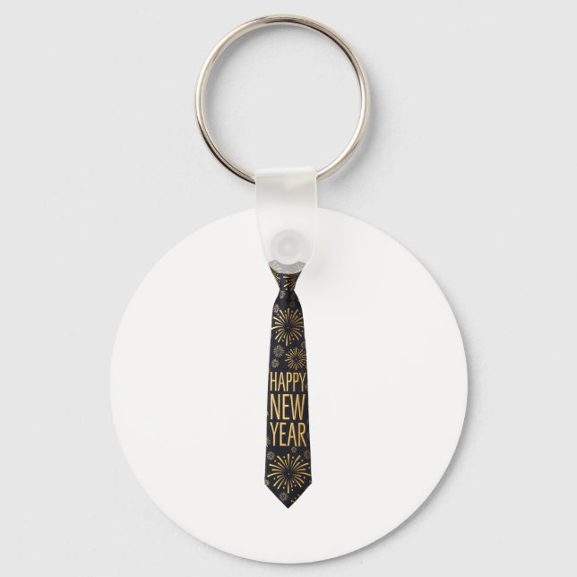 2026 New Year's Party Funny Fireworks Party New Ye Keychain (Front)