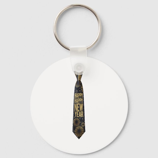 2026 New Year's Party Funny Fireworks Party New Ye Keychain (Front)