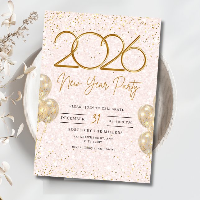 2026 New Years Party Invitation, New Year's Eve Invitation (Creator Uploaded)