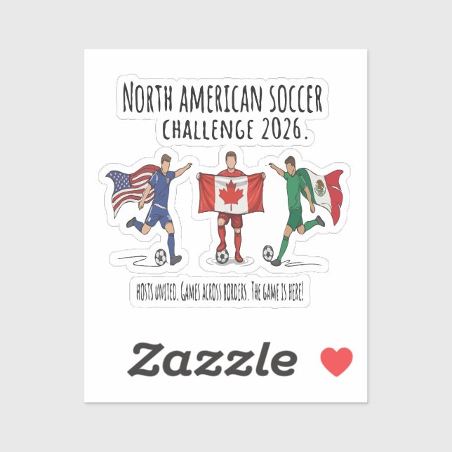 2026 North American Soccer Challenge Unity Sticker (Sheet)