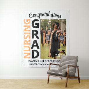 2026 Nurse Grad Nursing Graduation Backdrop