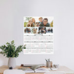 2026 Personal Family Collage Custom Photo Calendar Poster<br><div class="desc">Introducing our 2026 Five Family Collage Photo Calendar, a perfect blend of custom design and daily function. This large wall calendar includes space for five family photos, creating a personalized collage that showcases your favorite memories. Designed to keep you organized throughout the year, it also adds a warm personal touch...</div>