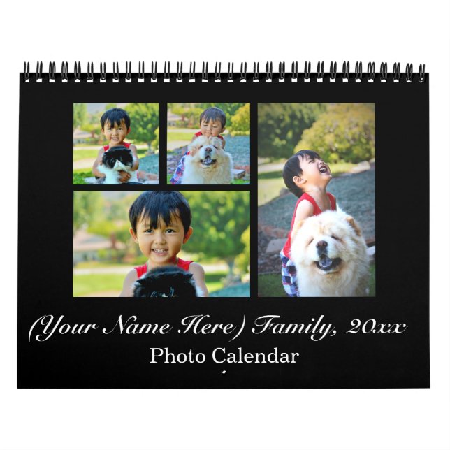 2026 Personalized Custom Photo Collage Calendar (Cover)