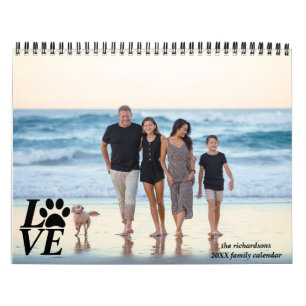 2026 Personalized Dog & Family Photo Moments Calendar