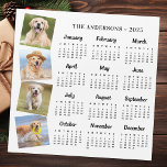 2026 Personalized Family Pet Dog Photos Calendar<br><div class="desc">2026 Photo Calendar Magnet Cards - Send New Year Greetings or include in your Christmas cards, these 5x7 photo calendar cards are perfect as Christmas and New Year cards to family and friends. Perfect to highlight or circle special family dates, anniversaries, birthdays, and reunions. Personalize these full year photo calendar...</div>
