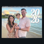 2026 Personalized Family Photo Calendar<br><div class="desc">This 2026 personalized family photo calendar comes with space for 12 photos. Perfect holiday gift for family to showcase photos from a vacation or a recap of the year.</div>