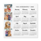 2026 Personalized Pet Dog Family Photos Calendar