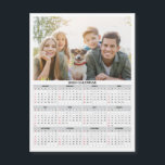 2026 Personalized Photo Calendar Magnet<br><div class="desc">Stay organized in style with our 2026 Magnetic Photo Calendar. This personalized calendar sticks easily to your fridge or any magnetic surface, featuring your favorite photo and a sleek monthly layout. Ideal for kitchens, offices, and dorm rooms, it combines function and décor in one compact design. Custom fridge calendars like...</div>