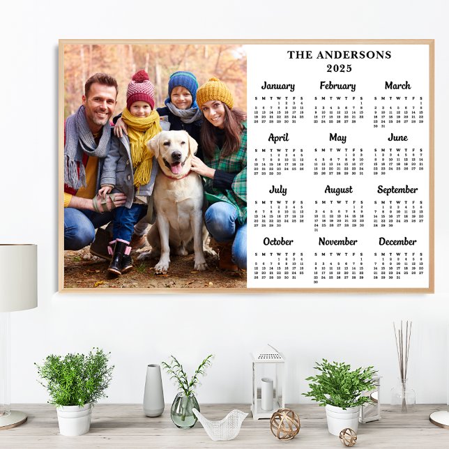 2026 Photo 12 Month Personalized New Year Calendar Poster (Creator Uploaded)
