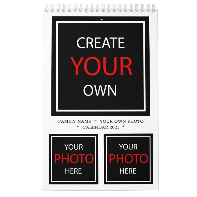 2026 Photo Calendar / Create Your Own Family (Cover)
