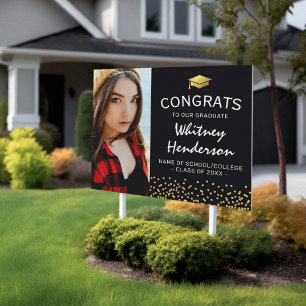 2026 Photo Graduation Congratulations Sign