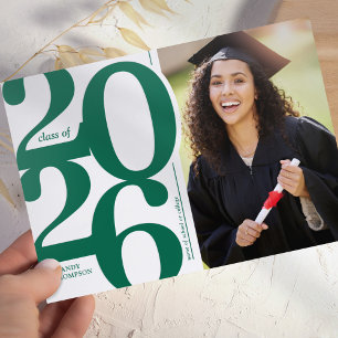 2026 Photo Graduation Letterpress Announcement