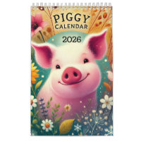2026 Piggy Pig Calendar