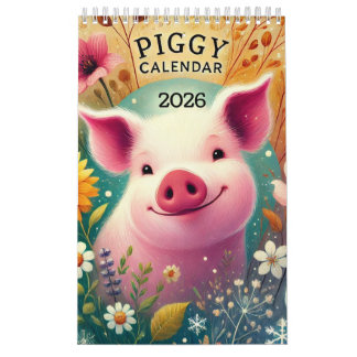 2026 Piggy Pig Calendar