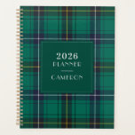 2026 Plaid Clan Henderson Tartan Checkered Planner