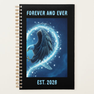 2026 Planner Bald Eagle Heart Love 2 Custom Year