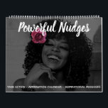 2026 Powerful Nudges - Inspirational Calendar<br><div class="desc">2026 Inspirational calendar featuring beautiful and striking photos of black women and girls,  action affirmations,  and quotes to inspire you. An uplifting calendar that will give your positive messages and Zen vibrations.</div>