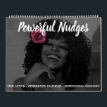 2026 Powerful Nudges - Inspirational Calendar<br><div class="desc">2026 Inspirational calendar featuring beautiful and striking photos of black women and girls, action affirmations, and quotes to inspire you. An uplifting calendar that will give your positive messages and Zen vibrations.</div>