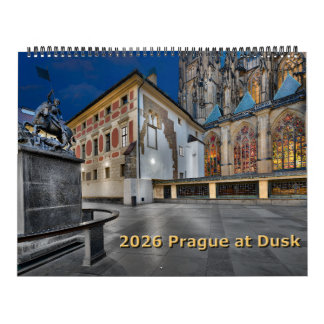 2026 Prague at Dusk Calendar