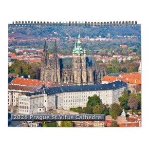 2026 Prague - St. Vitus Cathedral Calendar