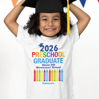 2026 Preschool Graduate Cute Custom Kids