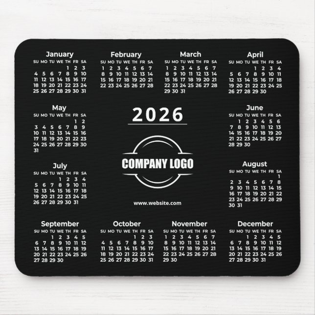 2026 Promotional Business Logo Mouse Pad (Front)